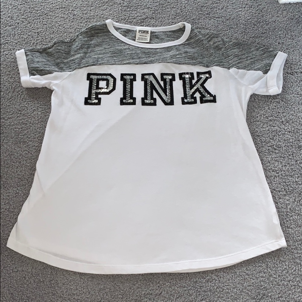 short sleeve pink shirt